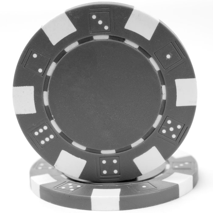 gray striped dice